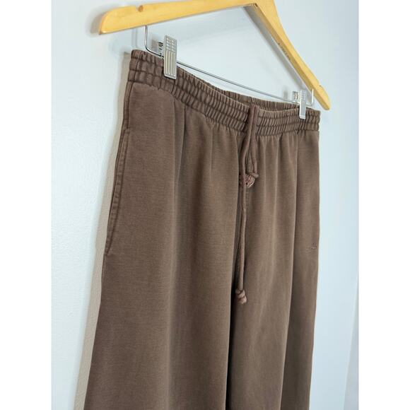 Skims Oversized Straight Leg Jogger Pant Brown Espresso Women's - Picture 8 of 11